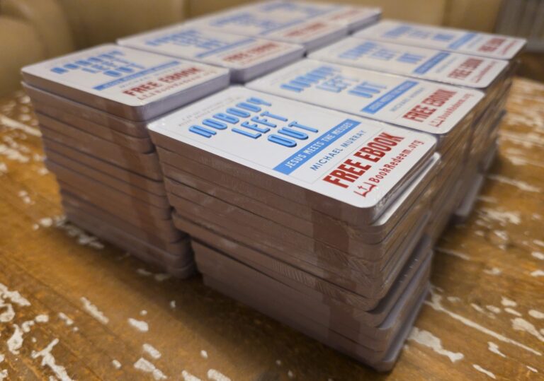 Nobody Left Out Stack of Cards